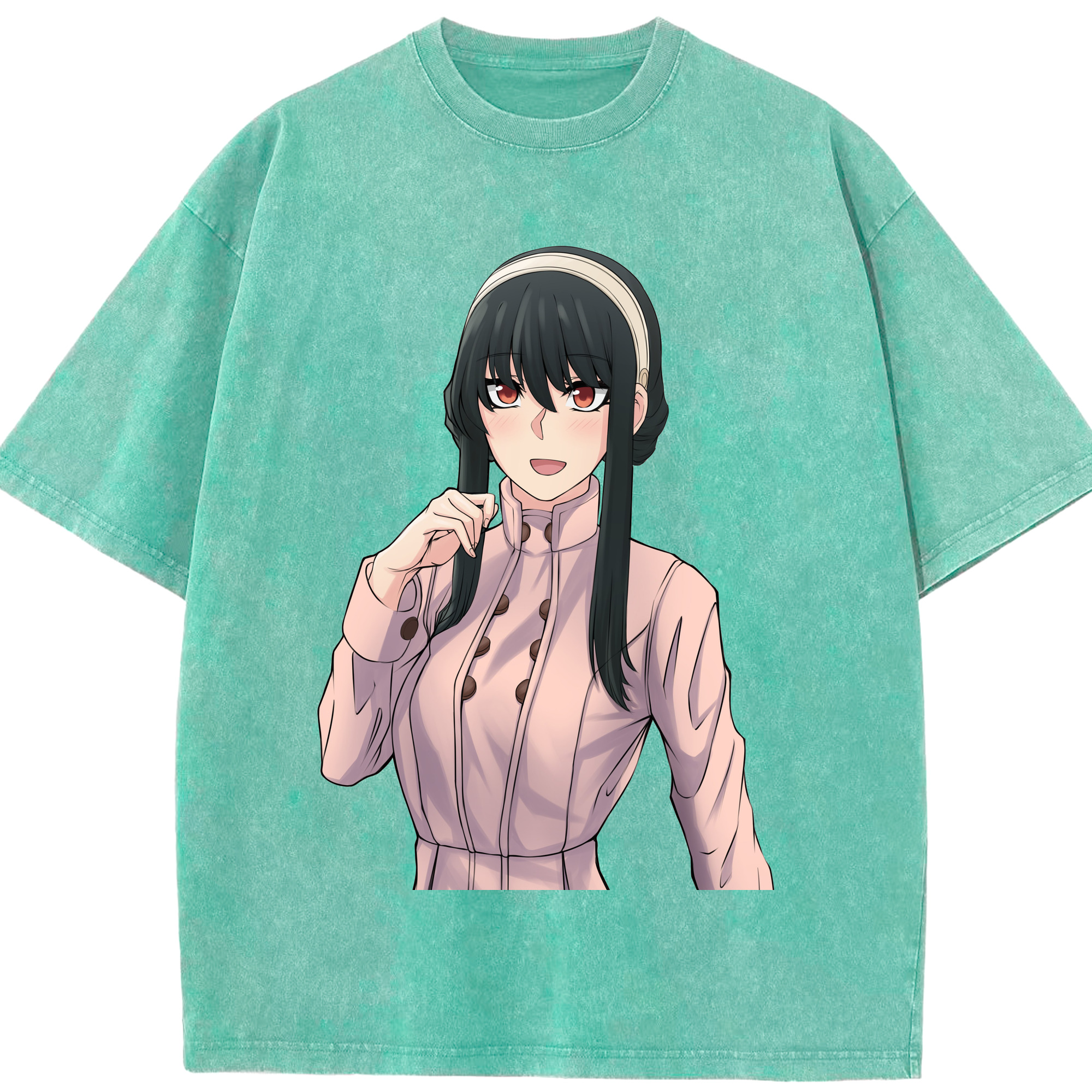 （画像用） SPY×FAMILY间谍家家酒 綿100% ヴィンテージ風 半袖Tシャツ（フロントプリント）